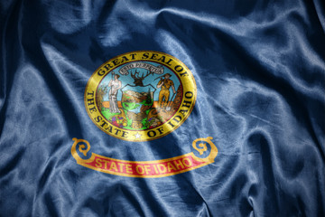 shining  idaho state flag