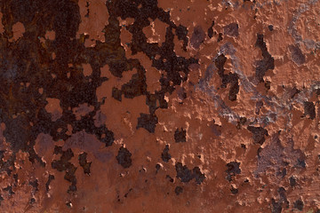Rusty painted metall texture