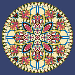 decorative design of circle dish template