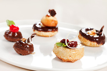 chocolate pastries