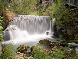 Waterfall Nr Equi Terme, Lunigiana.Long exposure.