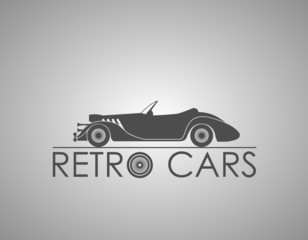Retro cars logo