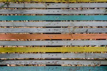 Multicolor Wood Background