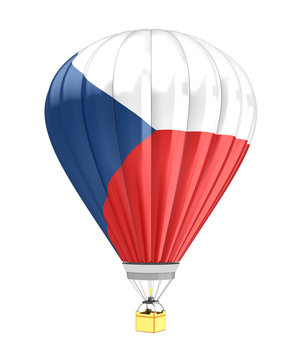 czech flag balloon