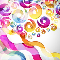 abstract  background with design elements.