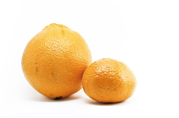 orange and mandarin