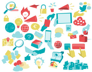 Serie Icone Innovazione Digitale