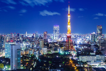 Fototapeta na wymiar Landmark Tokyo in Japan