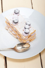 napoleon blueberry cake dessert