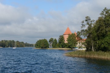 Obraz premium Medieval castle in Trakai