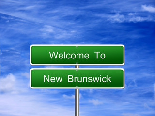 New Brunswick Welcome Sign