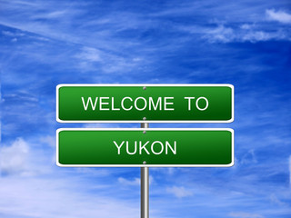 Yukon Territory Welcome Sign