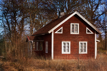 Fototapeta na wymiar Abandoned farmhouse in Sweden