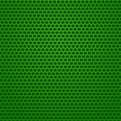 Perforated Green Background.