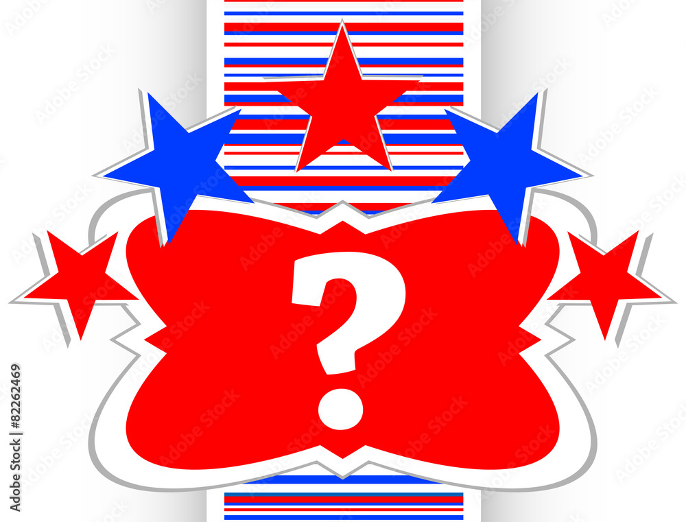 Poster question mark icon web button vector