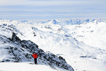 Winter sport holiday in the Alps