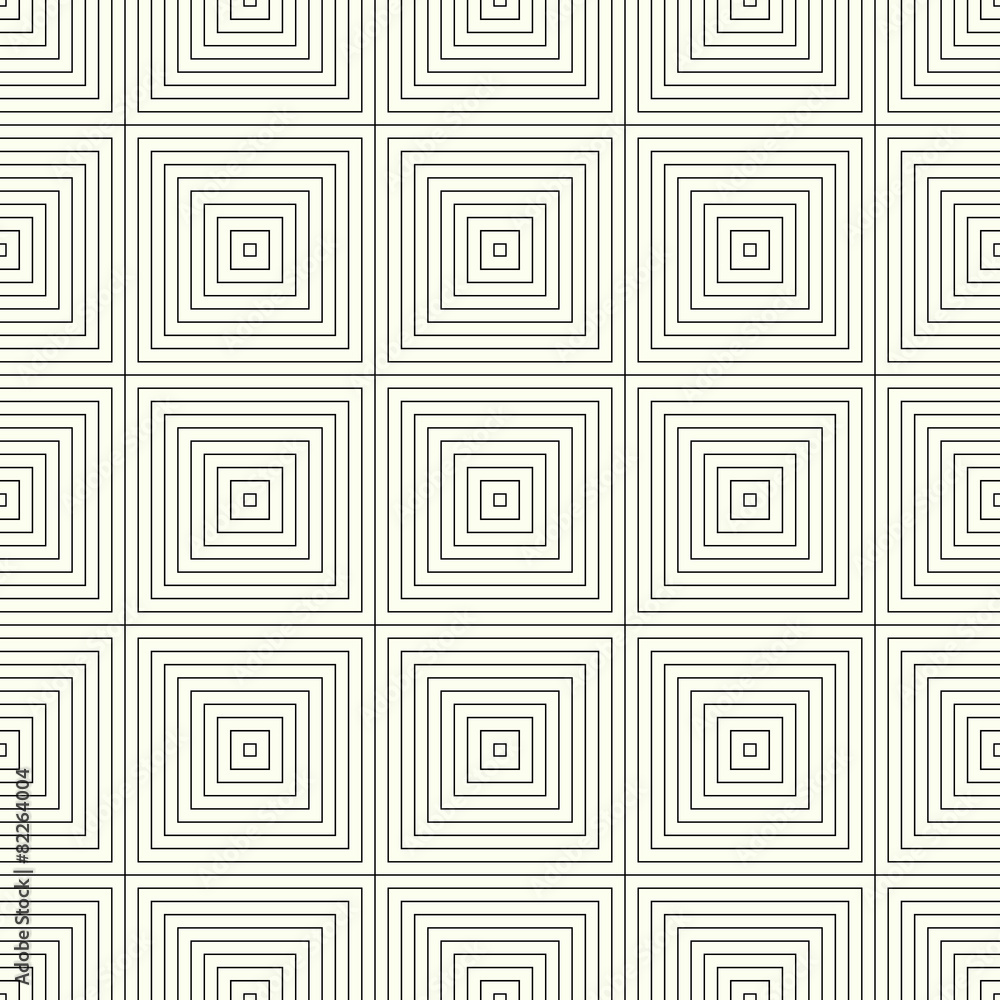 Leinwandbilder Pattern with square print, seamlessly repeatable background