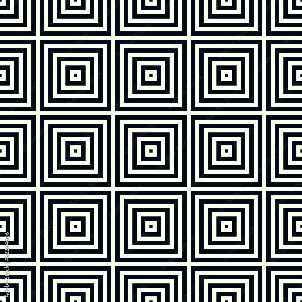 Poster pattern with square print, seamlessly repeatable background