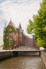 Naklejka premium Speicherstadt Hamburg