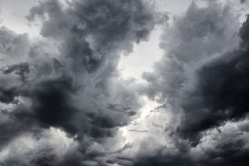 Dramatic Storm Clouds Background