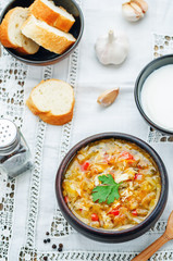 chicken soup with cabbage