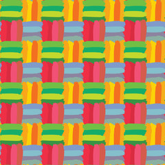 Colorful Check Seamless Pattern