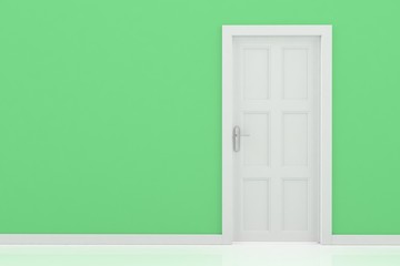 3d rendering of a door