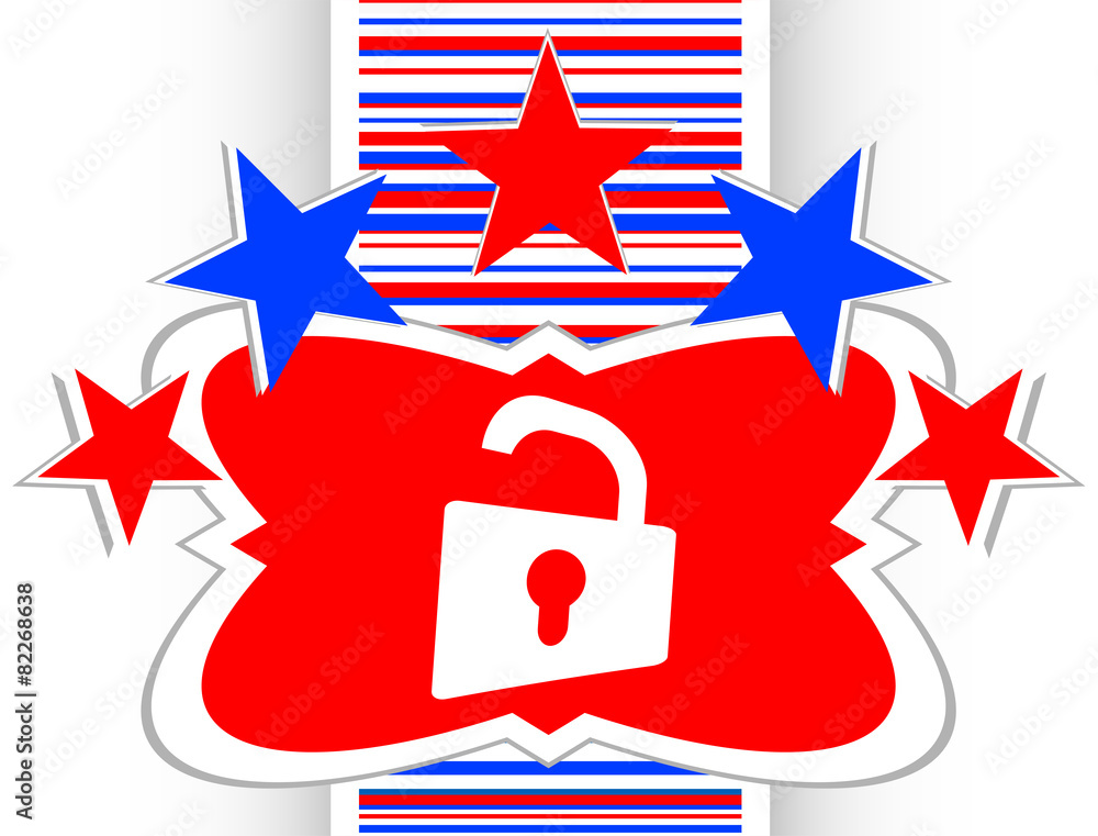 Poster padlock icon web sign. rounded button vector