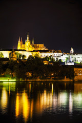Fototapeta premium Old Prague cityscape overview