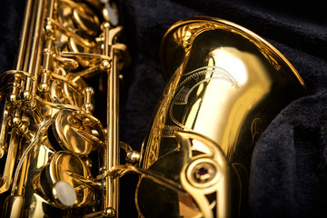 Saxophone detail
