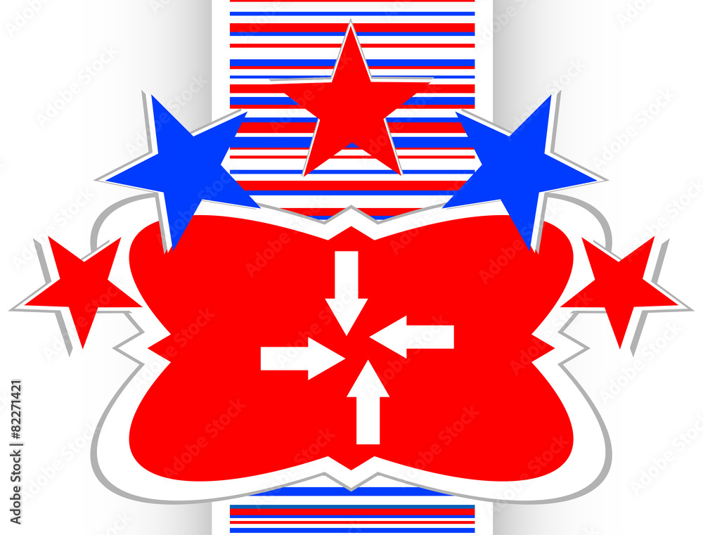 Poster arrow set on web icon (button) vector