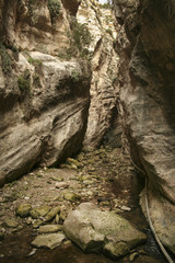Fototapeta na wymiar Narrow Avakas Gorge at Cyprus