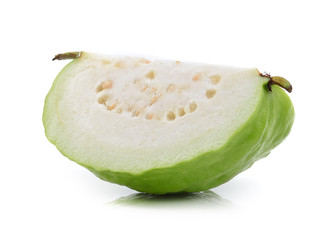 guava fruit on white background