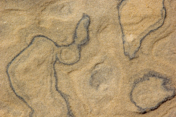 Fototapeta na wymiar Desenho na duna