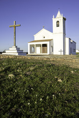 Church in Luz New Village, built in 2002. Portugal