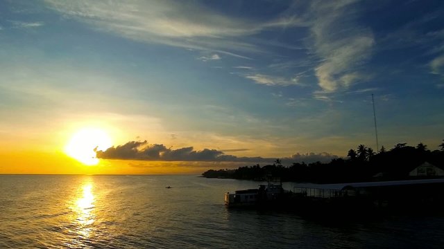 Sibulan Pier Sunrise