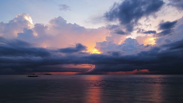 Moalboal Sunset Time Lapse