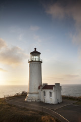 Fototapeta na wymiar North Head Lighthouse at Cape Disappointment