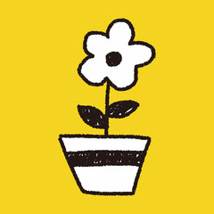 flower doodle drawing