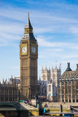 Obraz premium Big Ben, London, Westminster abby 