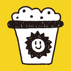 trash can doodle drawing