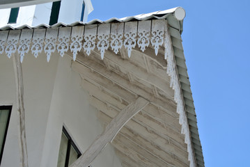 Roof detail at The Abidin Mosque in Kuala Terengganu, Malaysia