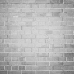 Obraz premium Old white brick wall background and texture..