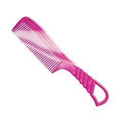 Hair comb isolated on white background