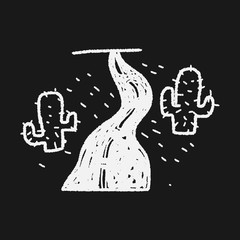 desert  road doodle