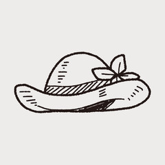 doodle Straw hat