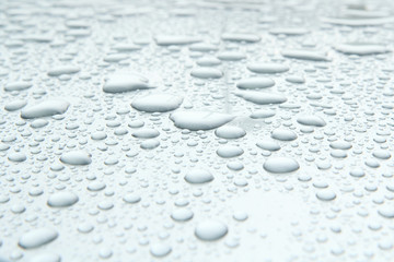 soft focus of water drop