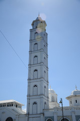 Minaret of the Abidin Mosque in Kuala Terengganu, Malaysia