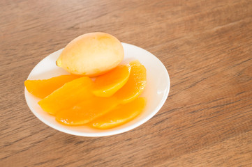 Ripe sweet marian plum thai fruit