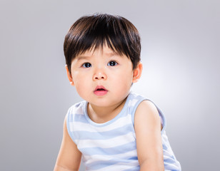 Cute asian boy